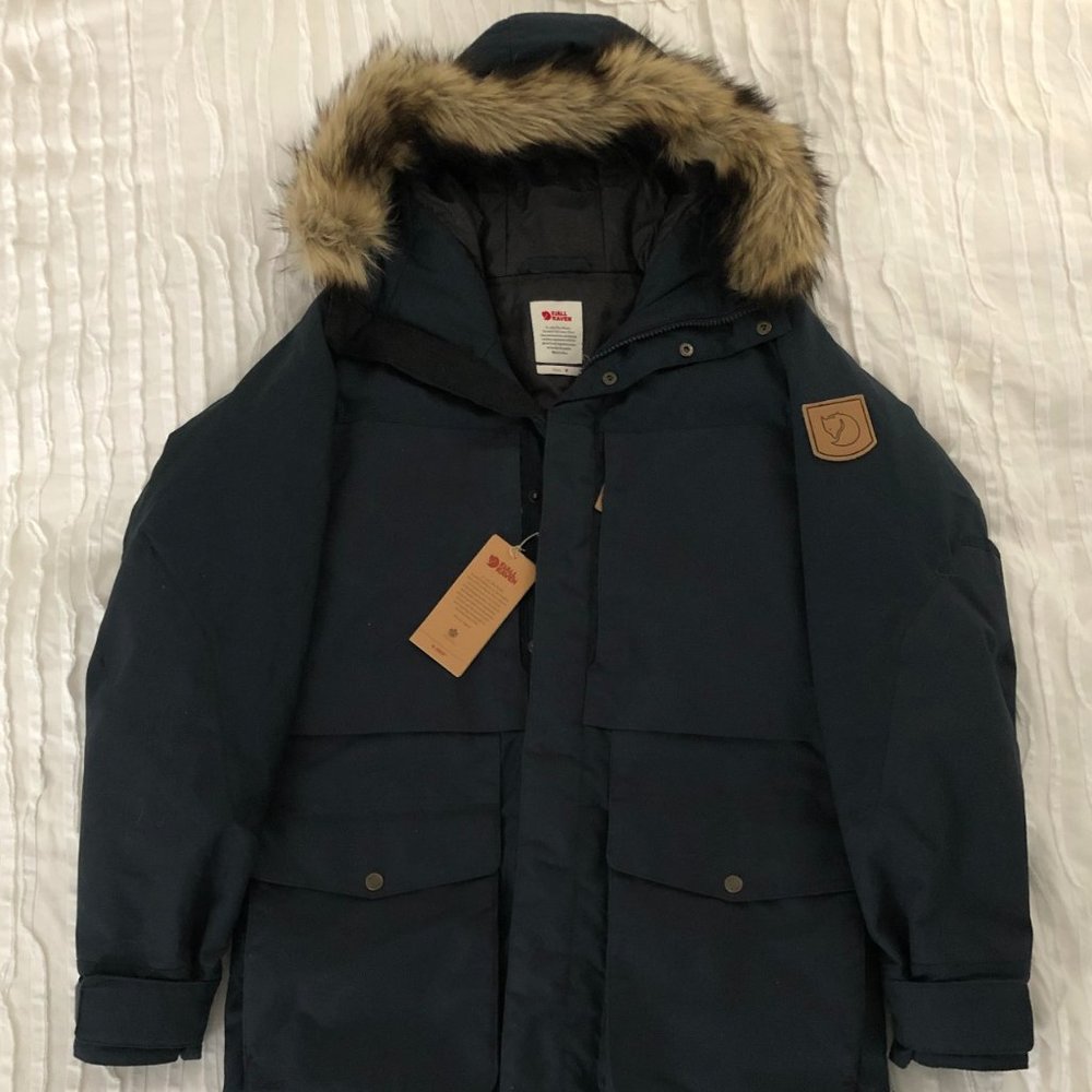 Fjallraven Barents Parka Dark Navy Men's Medium